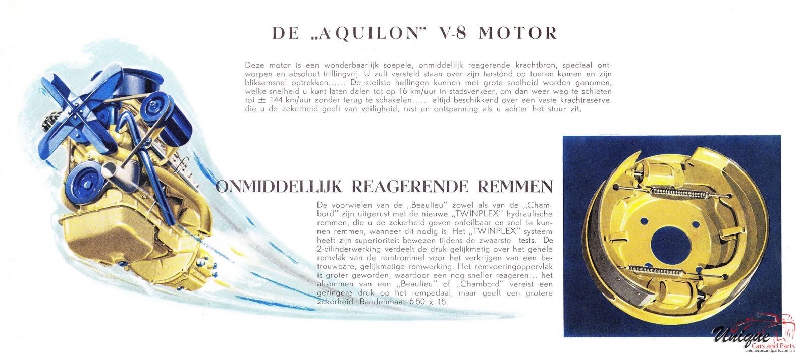 1958 Simca Beaulieu en Chambord (Netherlands) Brochure Page 4